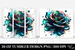 20 Oz Tumbler Sublimation | Glossy Rose Product Image 1