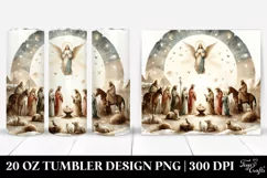 Vintage Nativity Scene 20 Oz Tumbler Product Image 1