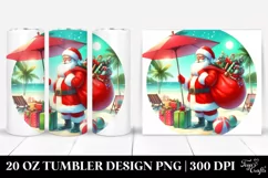 Simple Retro Christmas Gnomes 20 Oz Tumbler Product Image 1