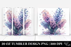 Shiny Hyacinth 20 Oz Tumbler Product Image 1