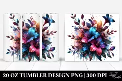20 Oz Tumbler Sublimation | Glossy Lobelia Product Image 1