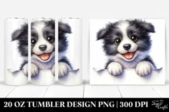 Funny Baby Border Collie | 20 Oz Tumbler Product Image 1