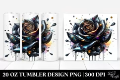 20 Oz Tumbler Sublimation | Shiny Glossy Rose Product Image 1
