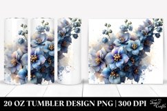 Delphinium Tumbler Design Product Image 1