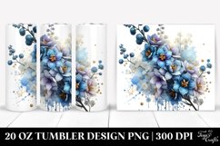 Delphinium Tumbler Design Product Image 1