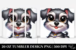 Colorful Baby Schnauzer Clipart Product Image 1