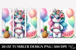 Beachwear Balloons Unicorn Tumbler Product Image 1