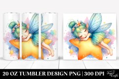 Colorful Napping Fairy | 20 Oz Tumbler Product Image 1