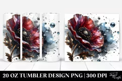 Shiny Poppy -like Material 20 oz Tumbler Product Image 1