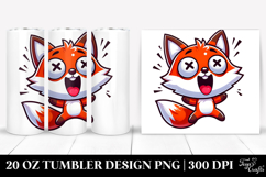 Cute Fox, 20 Oz Tumbler Product Image 1