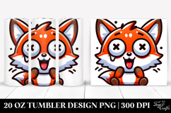Cute Fox, 20 Oz Tumbler Product Image 1