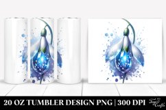 Snowdrop Tumbler Design Product Image 1