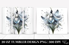 Snowdrop Tumbler Design Product Image 1
