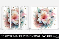 Shiny Azalea Clipart 20 Oz Tumbler Product Image 1