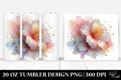 Abstract Shiny Azalea Design 20 Oz Tumbler Product Image 1