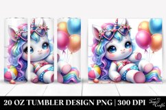 Beachwear Baby Unicorn Tumbler Product Image 1