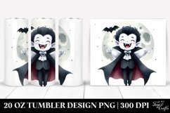 Simple Halloween Vampire Clipart 20 Oz Tumbler Product Image 1