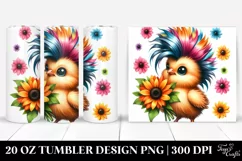 Baby Chick with Raincoat 20 Oz Tumbler Product Image 1