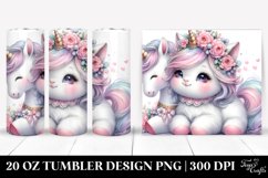 Cute Baby Unicorn Tumbler Product Image 1