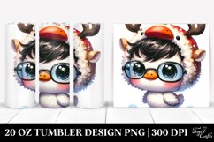 Baby Swan with Santa Hat, 20 Oz Tumbler Product Image 1