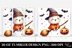 Simple Halloween Broomstick Clipart 20 Oz Tumbler Product Image 1
