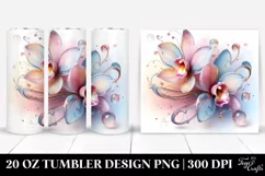 Glossy Orchid with Clipart 20 Oz Tumbler Product Image 1