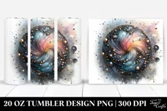 Abstract Glossy Cosmos | 20 Oz Tumbler Product Image 1