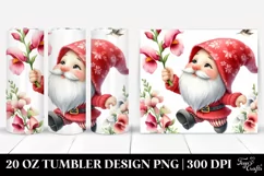 Cute Gnome Using Snapdragon in the Air | 20 Oz Tumbler Product Image 1