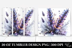 Metallic Lavender Watercolor Tumbler Product Image 1