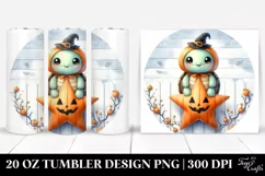 Baby Turtle Dressed for Halloween 20 Oz Tumbler Product Image 1