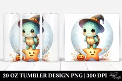 Baby Turtle Dressed for Halloween 20 Oz Tumbler Product Image 1