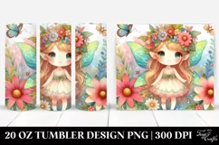 Colorful Small Fairy 20 oz Tumbler Product Image 1