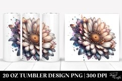Detailed Shiny Daisy Tumbler Product Image 1