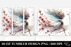 Fairy Tumbling in Spring Petals 20 Oz Tumbler Product Image 1
