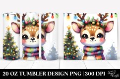 Baby Deer with Vibrant Colors 20 Oz Tumbler Product Image 1