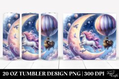 Cute Unicorn Pastel Watercolor | 20 Oz Tumbler Product Image 1