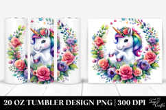 Playing Unicorn, 20 Oz Tumbler Product Image 1