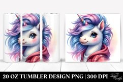 Cool Haircut Baby Unicorn | 20 Oz Tumbler Product Image 1