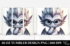 Baby Dragon Dressed for Winter 20 Oz Tumbler Product Image 1