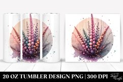 Abstract Heather Clipart, Transparent 20 Oz Tumbler Product Image 1