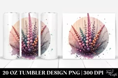 Abstract Pastel Stained Heather, 20 Oz Tumbler Product Image 1