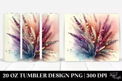 Abstract Pastel Stained Heather, 20 Oz Tumbler Product Image 1