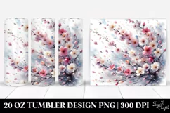 Tumbling in Spring Petals 20 Oz Tumbler Product Image 1