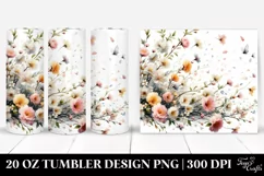 Tumbling in Spring Petals 20 Oz Tumbler Product Image 1