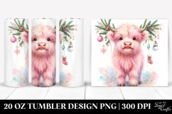 Cute Watercolor Baby Cow Clipart Product Image 1