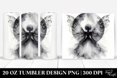 Washed Watercolor Gothic Fairy | 20 oz Tumbler Product Image 1