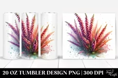 Watercolor Heather Splash | 20 Oz Tumbler Product Image 1