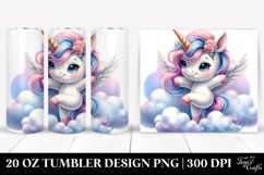 Cute Baby Unicorn Dancing | 20 Oz Tumbler Product Image 1