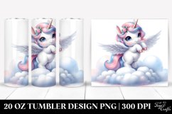 Cute Baby Unicorn Dancing | 20 Oz Tumbler Product Image 1