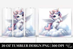 Cute Baby Unicorn Dancing | 20 Oz Tumbler Product Image 1